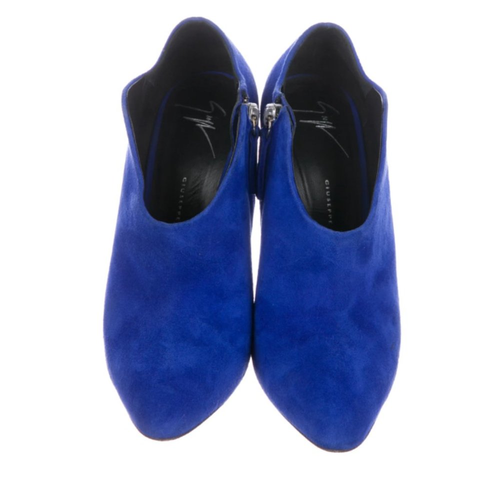 GIUSEPPE ZANOTTI Suede Pointed-Toe Booties